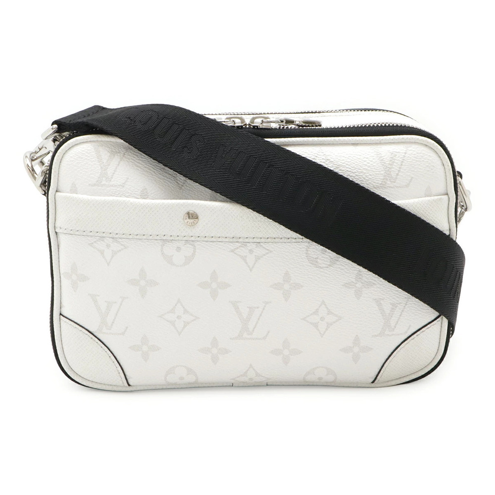LOUIS VUITTON Taigarama Alpha Messenger Shoulder Bag Optic White
